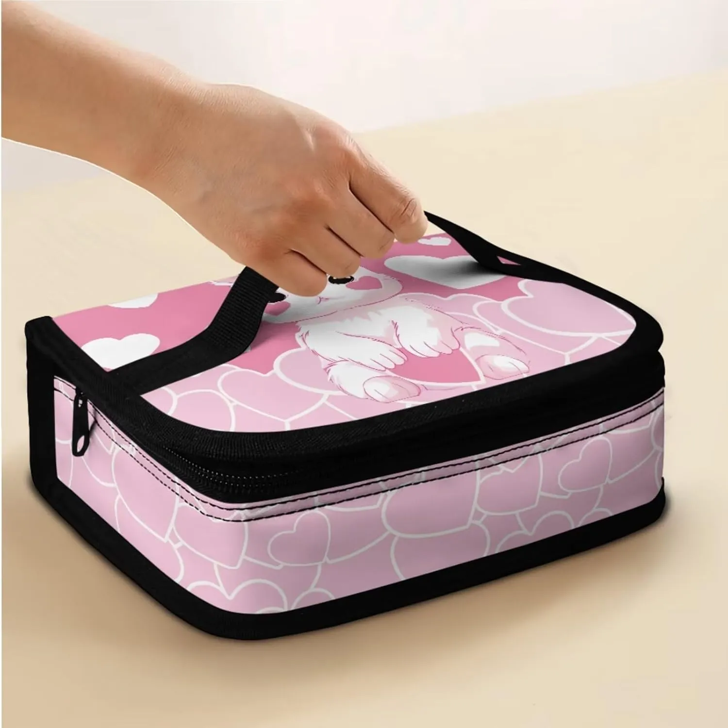 Bunny Kids Backpack and Lunch Box Set Girls 9-10 Preschool Student Bookbag for Boys Preschool Backpack Padded&Compartments School Backpack,Travel/Picnic Backpack