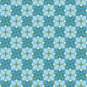 Butterfly Calypso by Benartex - Calypso Geo Light Blue by the yard 3591