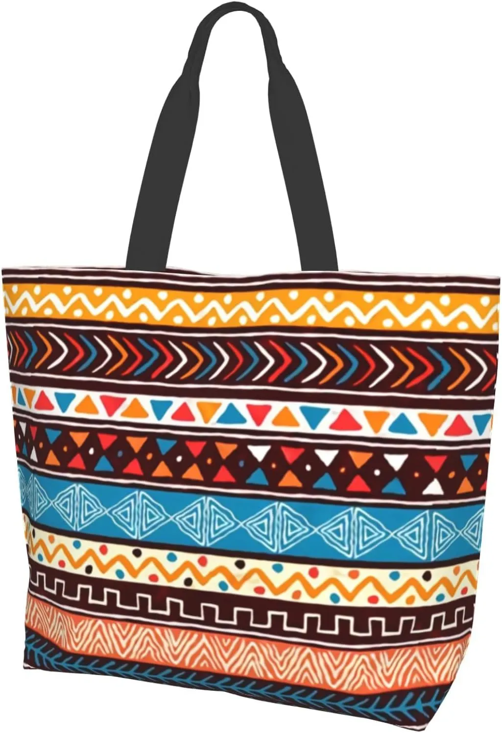 Cafl Tote Bag Shoulder Bag Large Reusable Shopping Bags Portable Storage Handbag
