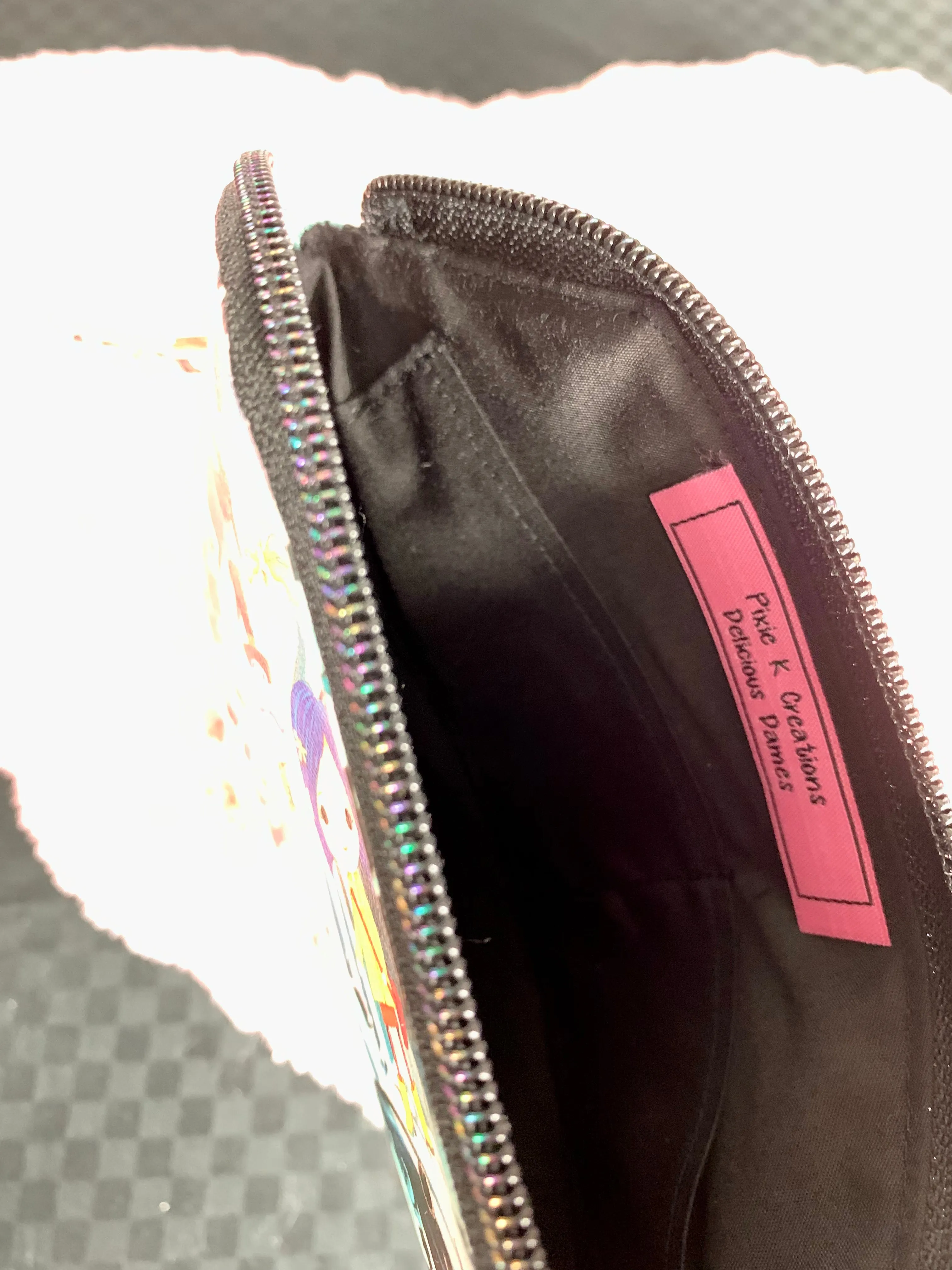 Caroline fan art wristlet bag