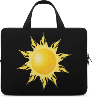 Cartoon Sun Sunshine Laptop Bag Lightweight Computer Bag Laptop Carrying Case Handbag for Work Business