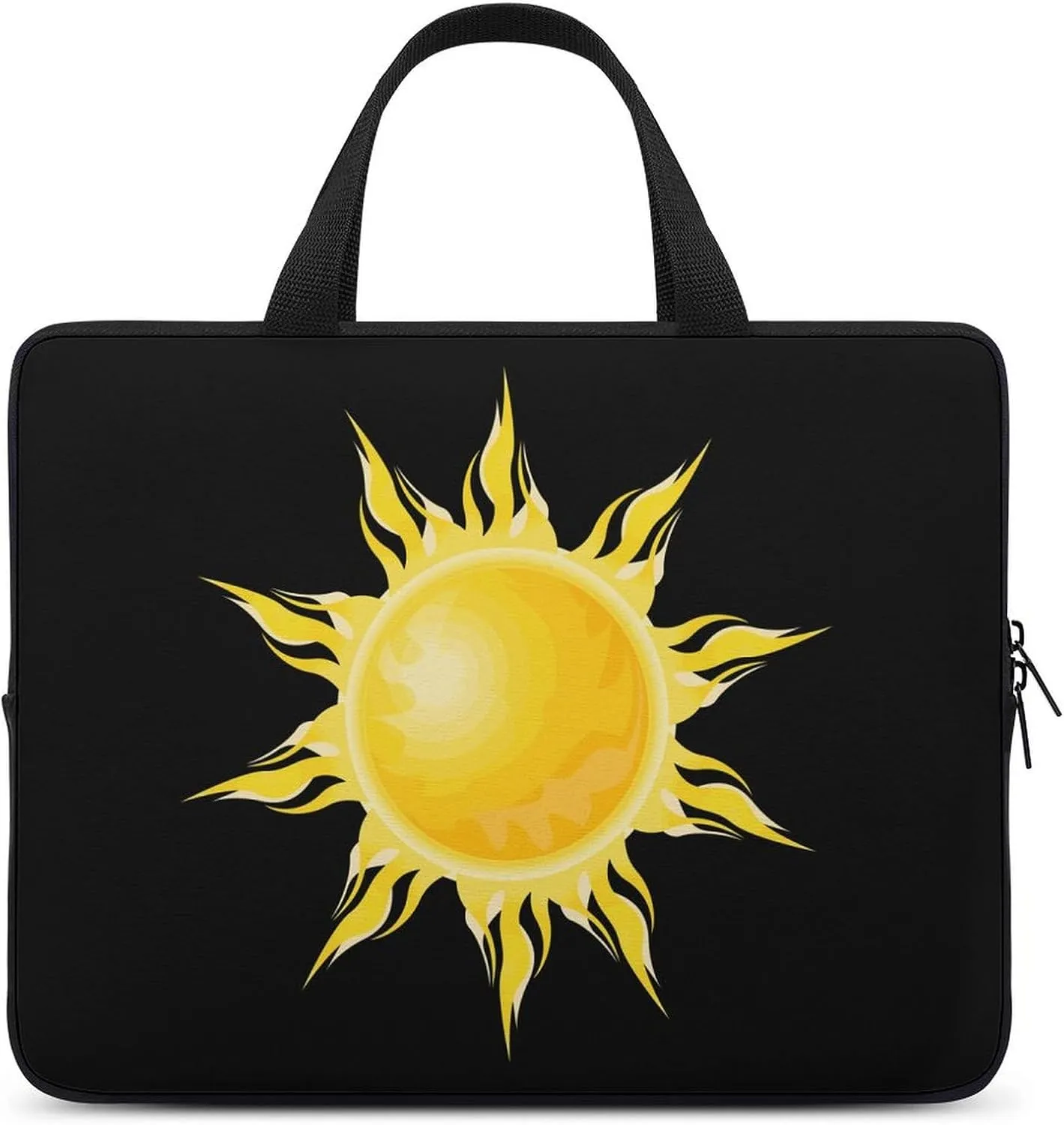 Cartoon Sun Sunshine Laptop Bag Lightweight Computer Bag Laptop Carrying Case Handbag for Work Business
