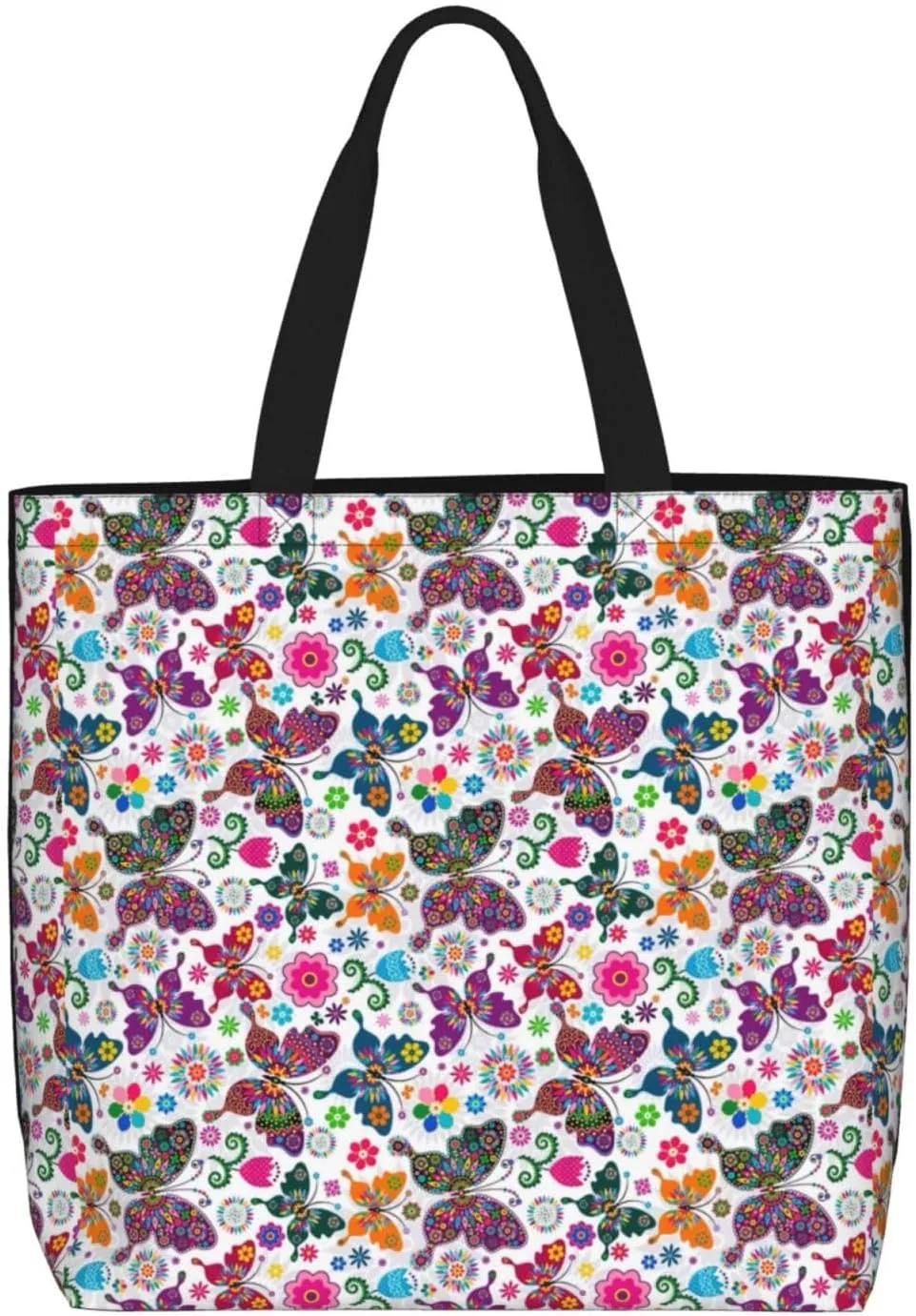 Cat Tote Bag For Women – Large, Reusable, And Portable With Zipper For Shopping, Beach, Travel, And Daily Use