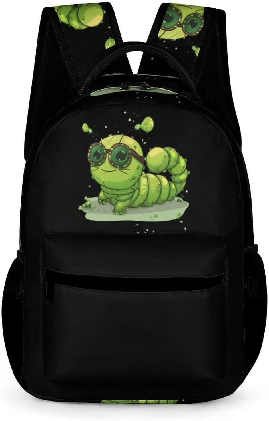 Caterpillar Glasses Insect Bug Laptop Backpack for Men Women Casual Computer Bag Work Bags for Travel Business