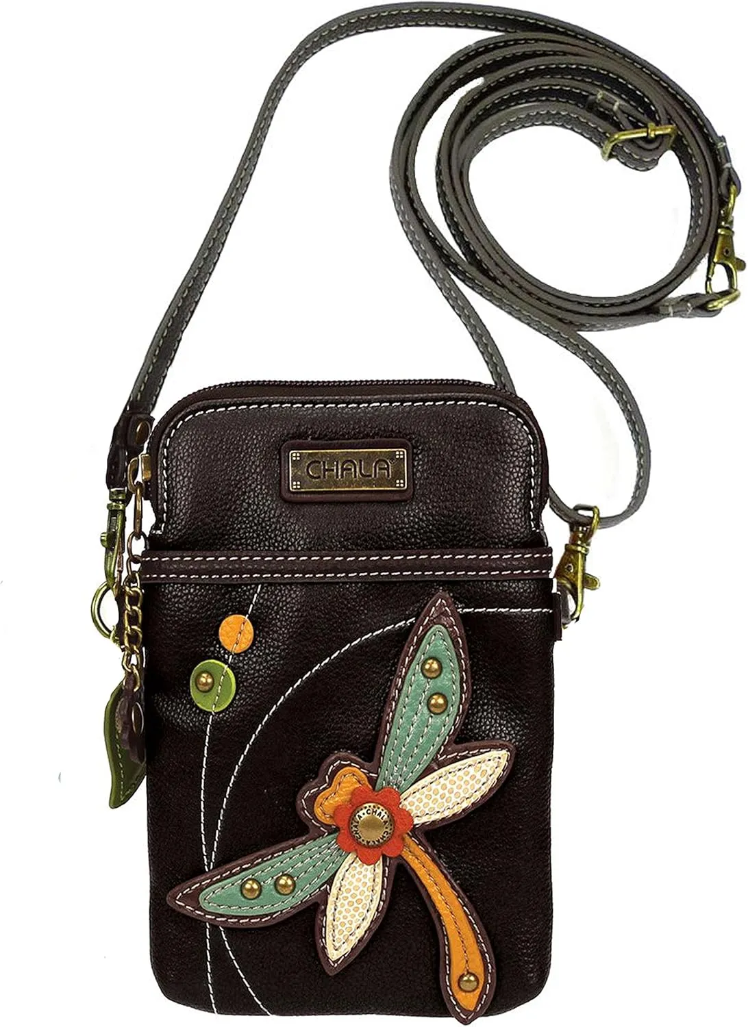 CHALA Dragonfly Cellphone Crossbody Handbag - Convertable Strap