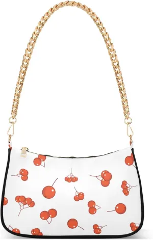 Cherry Handbags Shoulder Bag Womens Tote Satchel Bags Chain Bag for Women