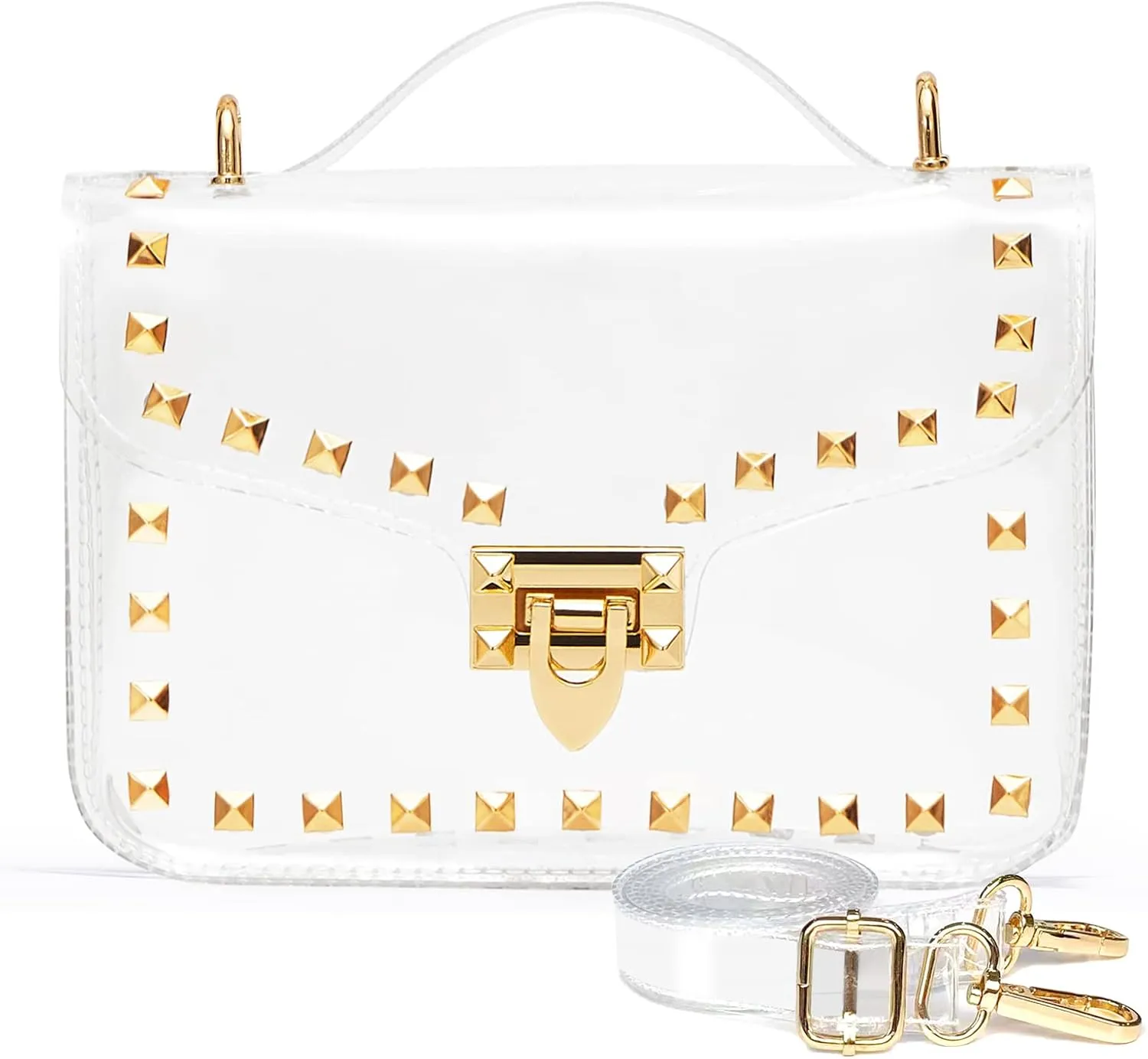 Clear Purses For Women, Small Clear Purse Clear Crossbody Bag Stadium Approved