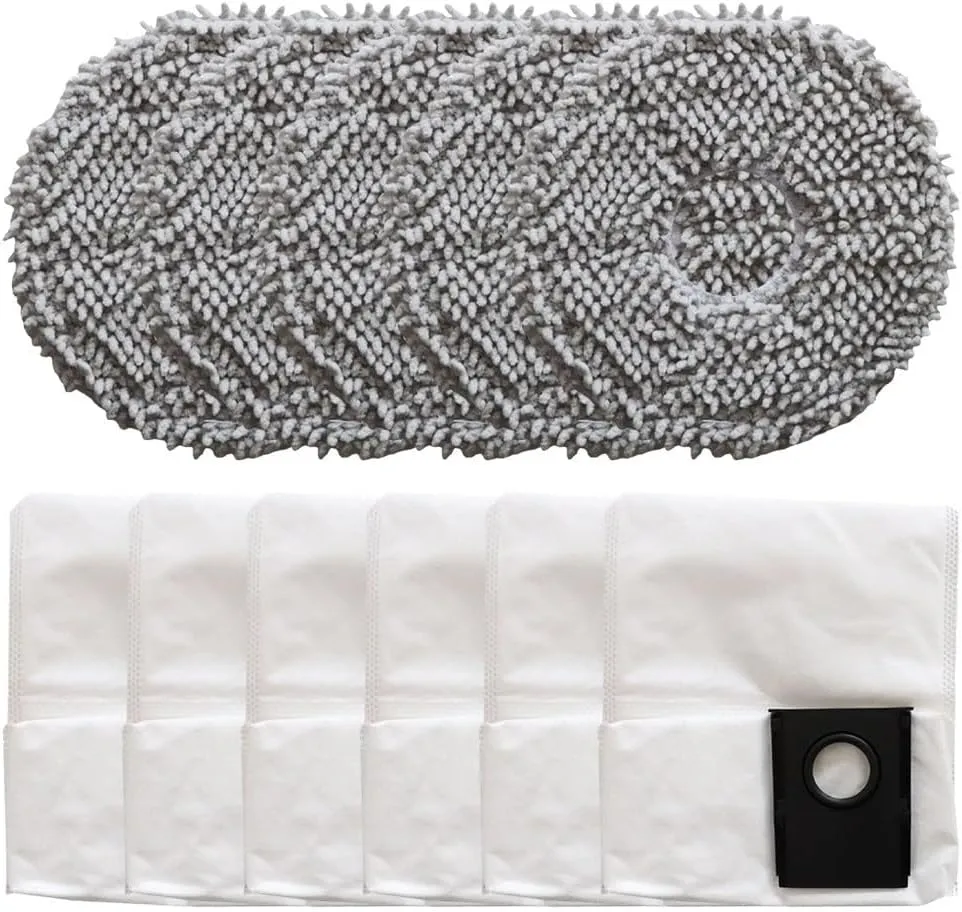 Compatible Mop Cloths And Dust Bags For Eureka J15 Pro For Ultra, Engineered For Consistent Airflow And Easy Maintenance(A)