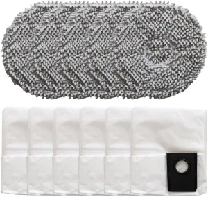 Compatible Mop Cloths And Dust Bags For Eureka J15 Pro For Ultra, Engineered For Consistent Airflow And Easy Maintenance(A)