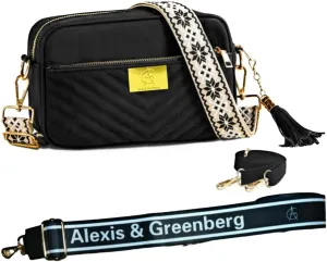 Crossbody Bag For Women with 3 Straps Vegan Leather Crossbody Purses For Women Trendy wide Straps