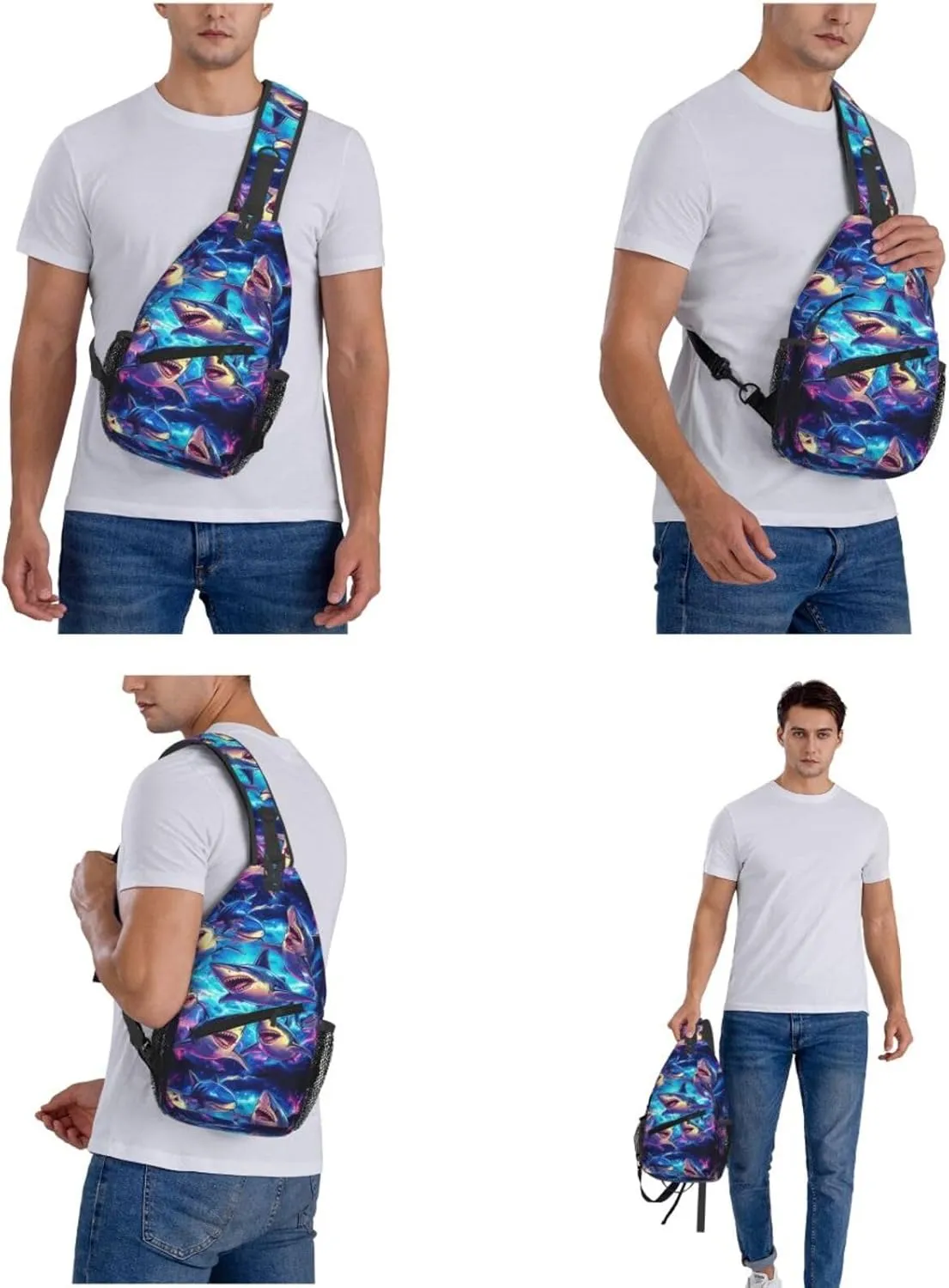 Crossbody Bag Sling Bag Backpack Chest Bags Shoulder Bag for Women Men