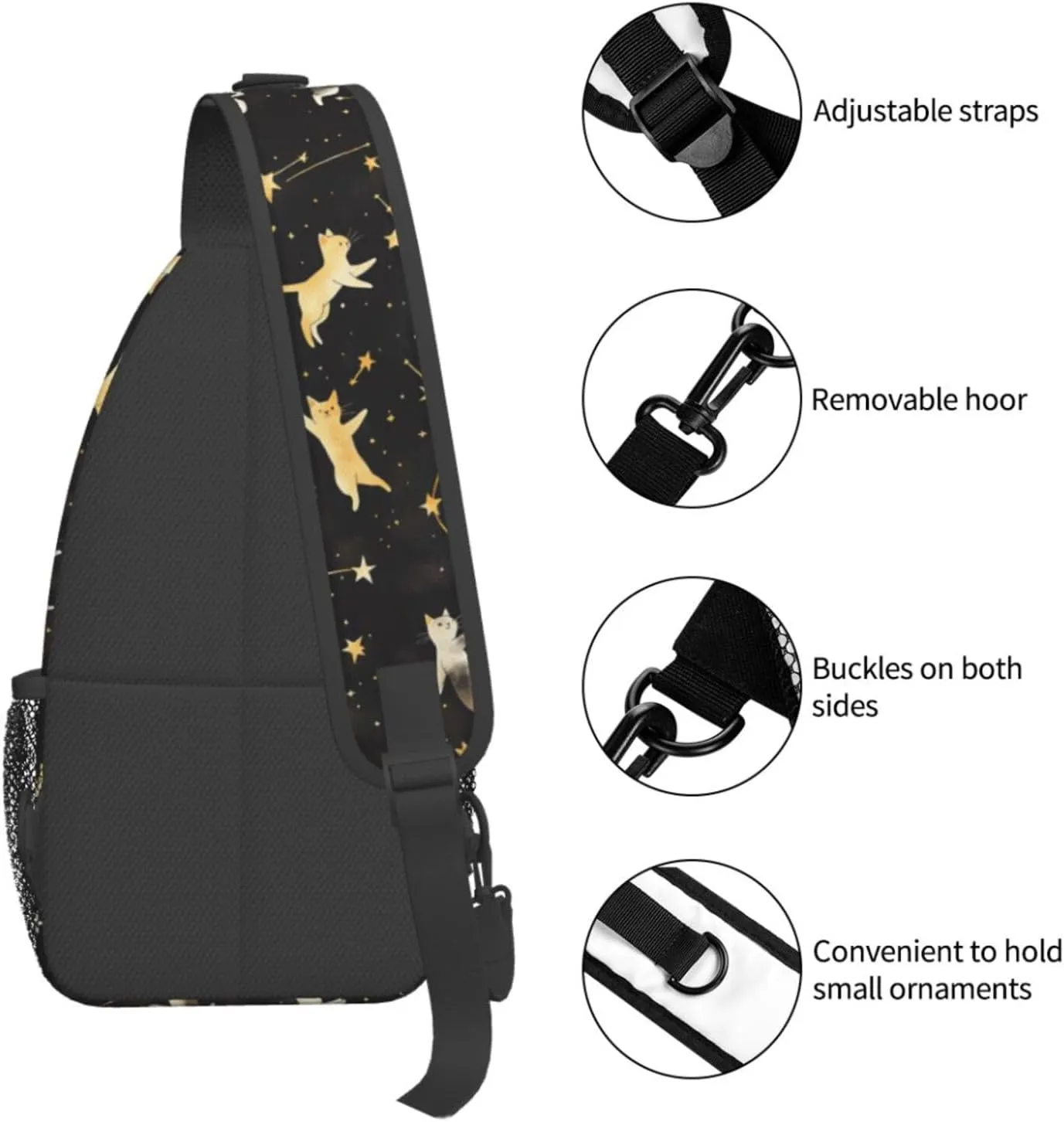 Crossbody Bag Sling Bag Backpack Chest Bags Shoulder Bag for Women Men