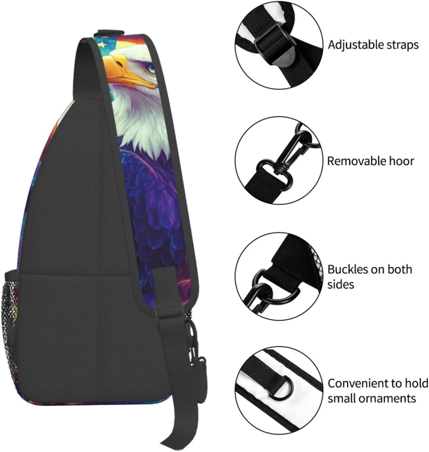 Crossbody Bag Sling Bag Backpack Chest Bags Shoulder Bag for Women Men