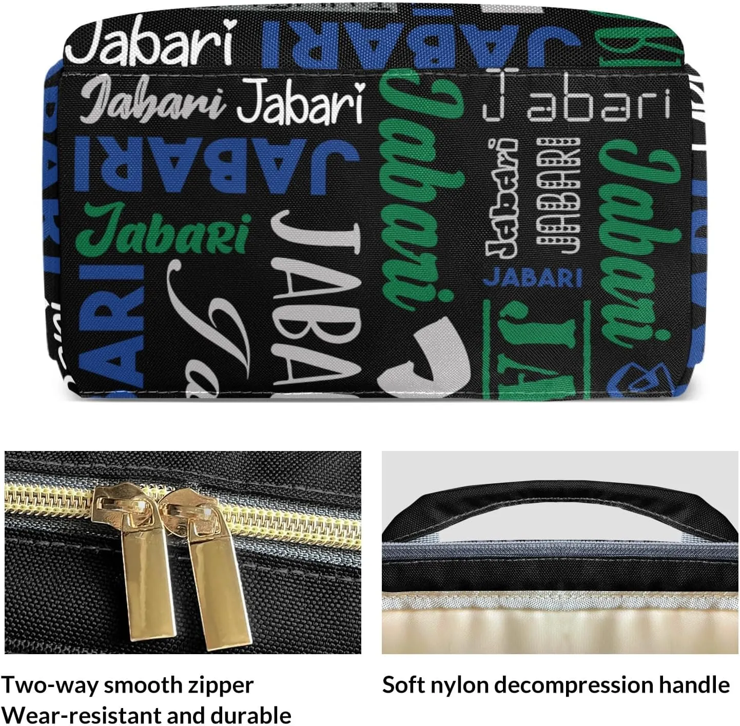 Custom Name Boy Baby Bags, Nylon Personalized Diaper Bag Backpack for Baby Boy Mom, Large Capacity, Waterproof, Multifunctional, Adjustable Shoulder Straps