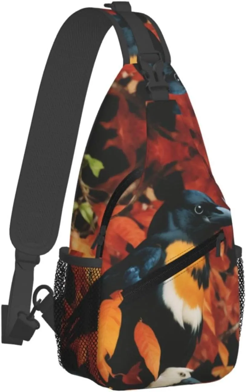 Cute Owl Sling Bag For Women Mencross Sling Bag Fashion Crossbody Shoulder Bag Chest Bag For Hiking Travel