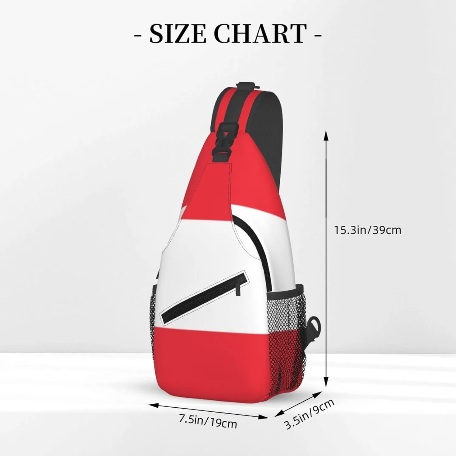 Danish flag Men's And Women's Small Crossbody Bags Chest Bags Daily Bags Are Suitable For Outdoor Hiking Trips