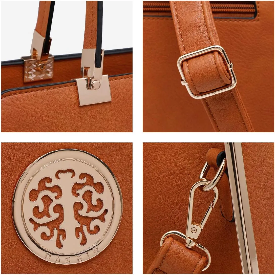 Dasein Women Purses and Handbags Top Handle Satchel Bags Large Shoulder Work Bag Tote with Wallet