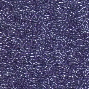 DB 906, Sparkling Purple Lined Crystal - Miyuki Delica Beads - Size 11 - 5 grams - Japanese Cylinder Seed Beads - Retail & Wholesale