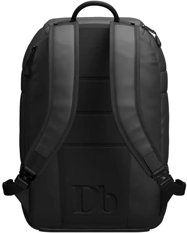 Db Journey Ramverk Backpack - Durable Travel Backpack with Laptop Compartment & Pockets for Work, Luggage Backpack with Roller Bag Hook Up System, 21L - Blackout