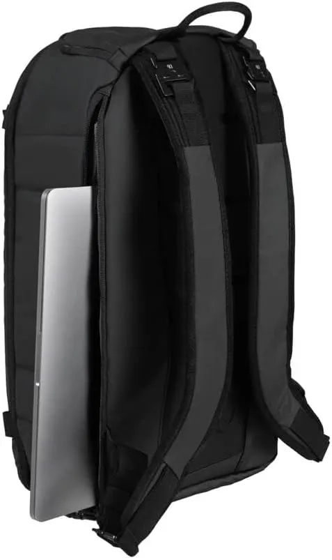 Db Journey Ramverk Backpack - Durable Travel Backpack with Laptop Compartment & Pockets for Work, Luggage Backpack with Roller Bag Hook Up System, 21L - Blackout