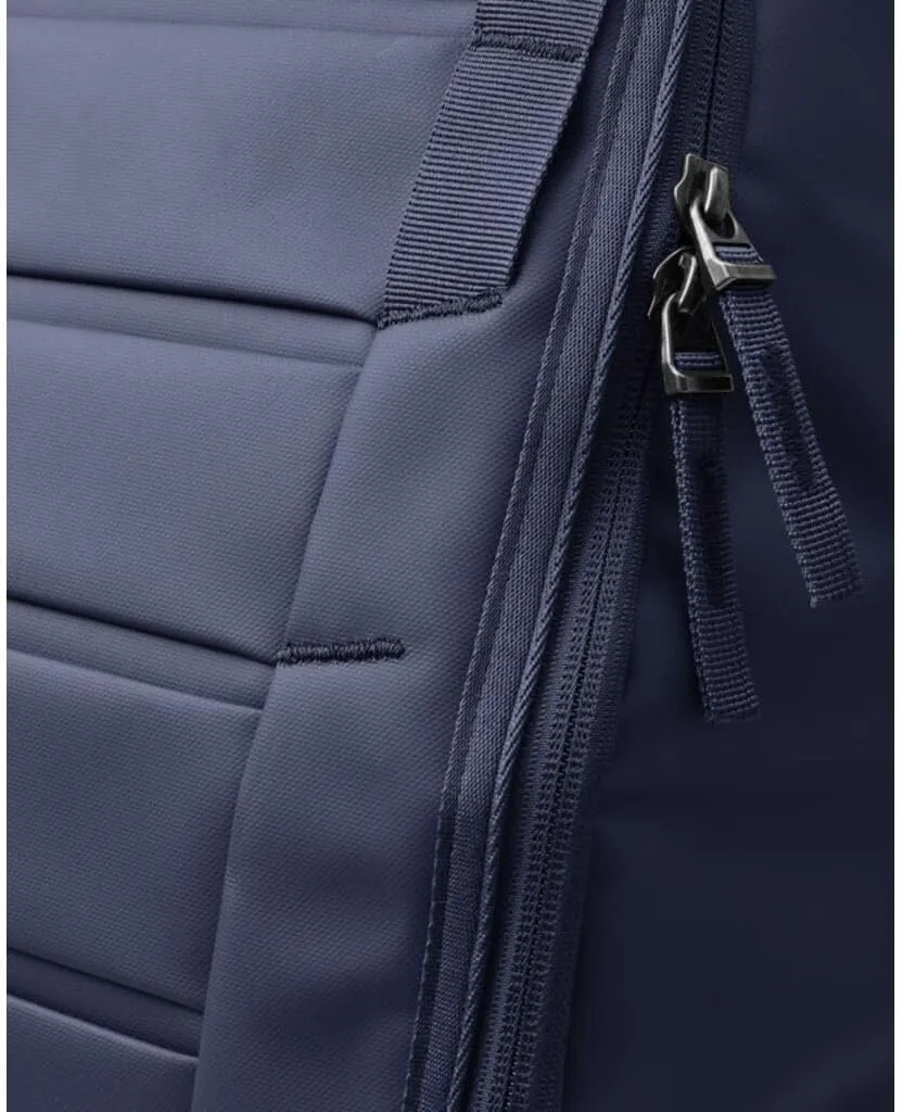 Db Journey The Hugger Backpack - Durable Travel Backpack with Laptop Compartment & Pockets for Work, Luggage Roller Bag Hook Up System, 25L - Blue Hour