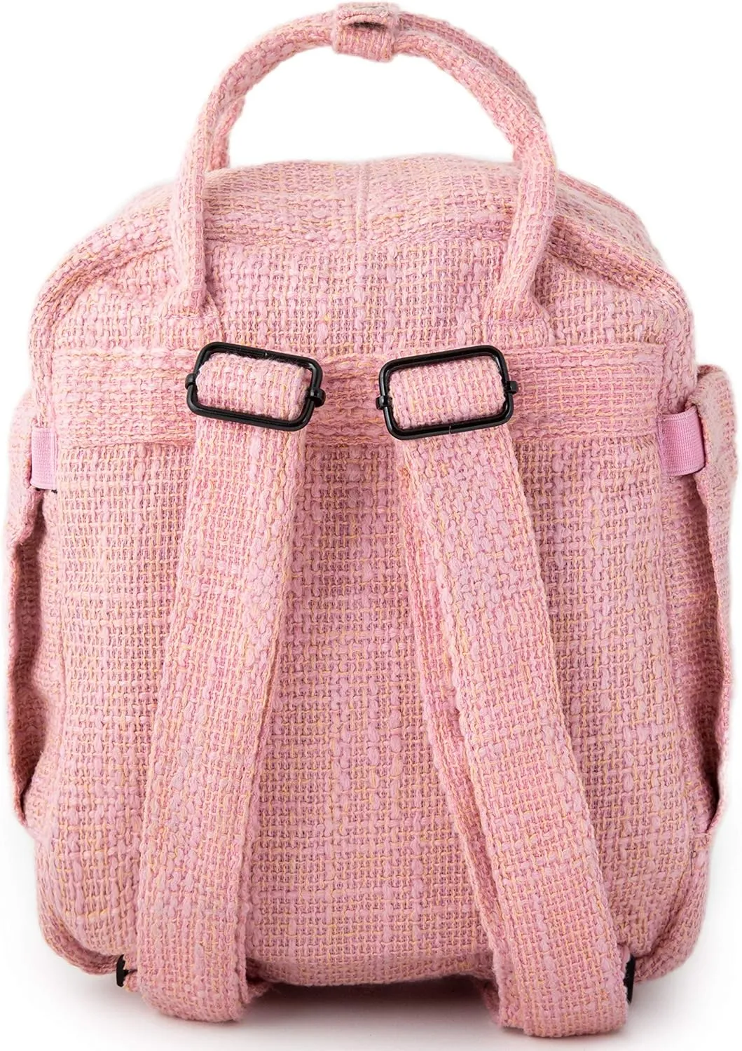 DIME BAGS - Mini Backpack - Multi Small Backpack - Travel Bag (Hemp Material, Pink)
