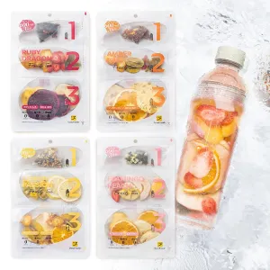 Dozo Freesh Fruit Tea, Caffeine-Free, Edible Tea, Tea Bags, Sugar-Free, Zero Calories, Mother's Day, Gift, Present, 8 Bags