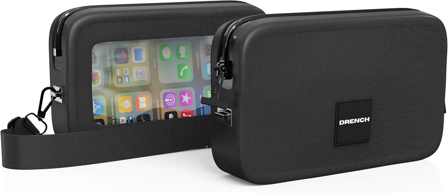 Drench 100% Underwater Waterproof Fanny Pack. Waist Pack. Submersible Waterproof Phone Pouch. Dry Bag for Swimming & Snorkelling. Underwater Phone case.