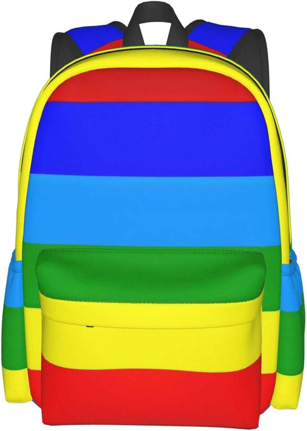 Ecuador Indigenous Flag Backpack Large Capacity Backpack Lightweight Double Shoulder Bag For Women Men Travel