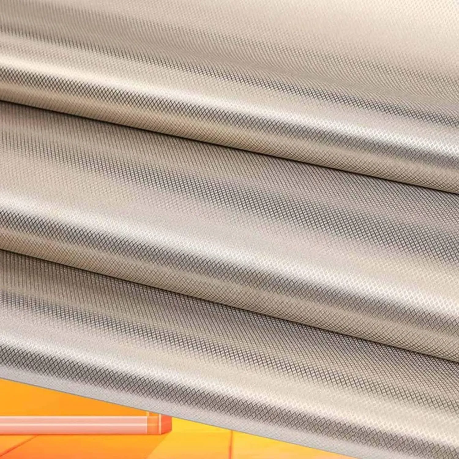 EMF Blocking Fabric EMF Shielding Fabric Radiation Protection EMF Blockers RF Blocker Fabric Anti Radiation Blanket Shield Faraday Bags for Generators,silver-4x1.1m
