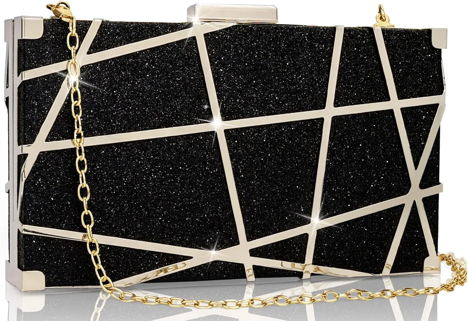 Evening Bag Small Clutch Purses Leopard Purse Formal Wedding Handbag for Women Fashion Crossbody Bags With Chain