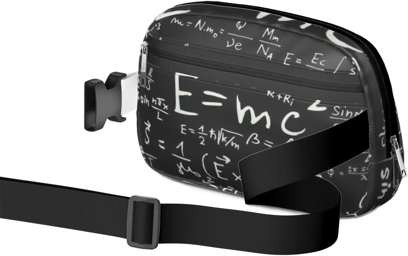 Fanny Pack for Women,Mini Waterproof Science theme Belt Bag,Fashionable Crossbody,Cute Everywhere Belt Bags Fanny Pack for Hiking,Travel.