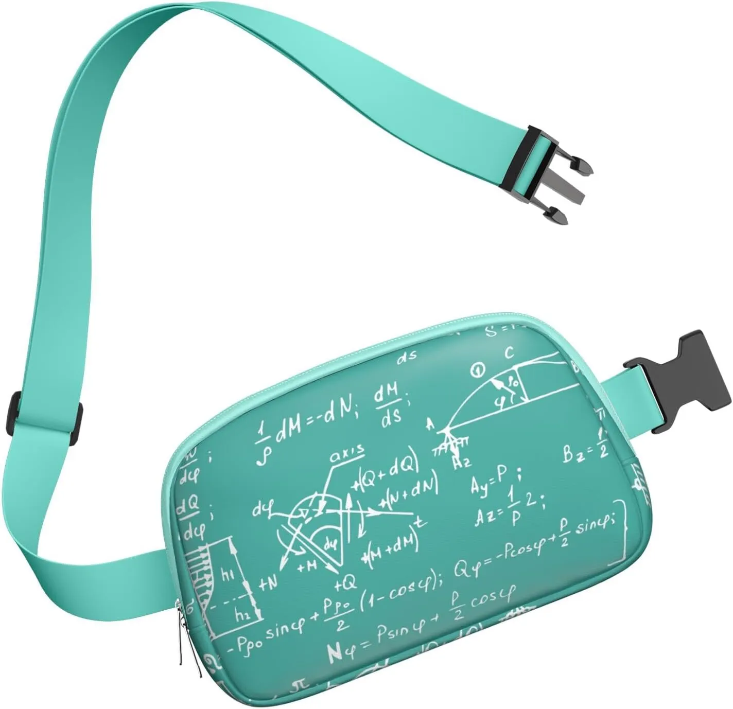Fanny Pack for Women,Mini Waterproof Science theme Belt Bag,Fashionable Crossbody,Cute Everywhere Belt Bags Fanny Pack for Hiking,Travel.