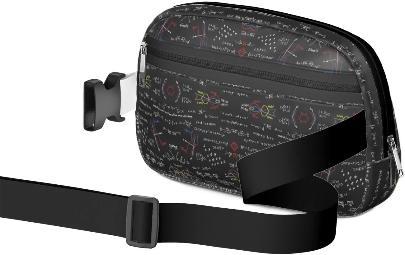 Fanny Pack for Women,Mini Waterproof Science theme Belt Bag,Fashionable Crossbody,Cute Everywhere Belt Bags Fanny Pack for Hiking,Travel.