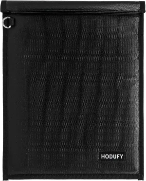 Faraday Bag (15 x 10 inches), Faraday Cage, Cell Phone Signal Jammer, Faraday Key Fob Protector, RFID Faraday Pouch Signal Blocker Anti-Theft Pouch, Anti-Hacking Case Blocker (Black)