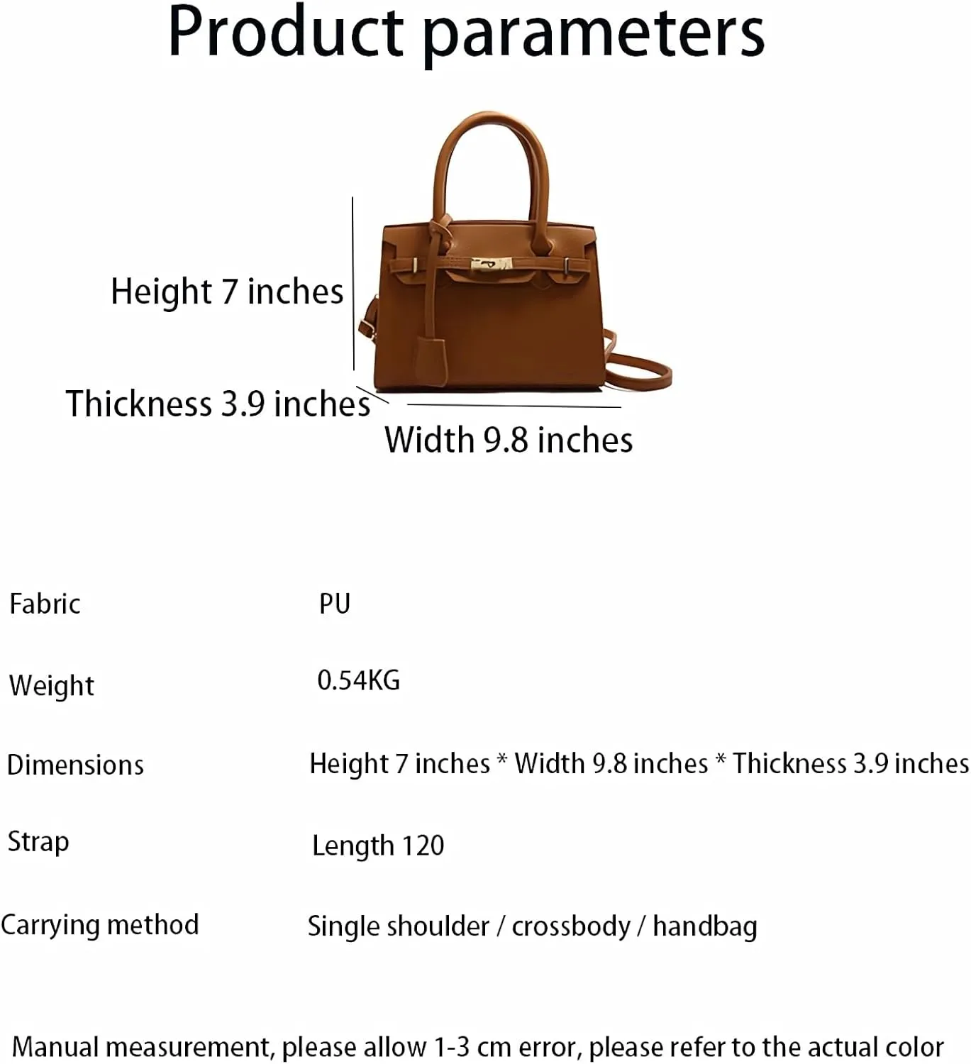 Fashion PU Underarm Purses Women's Commuter Handbags Adjustable Strap Shoulder Bags and Crossbody Bag