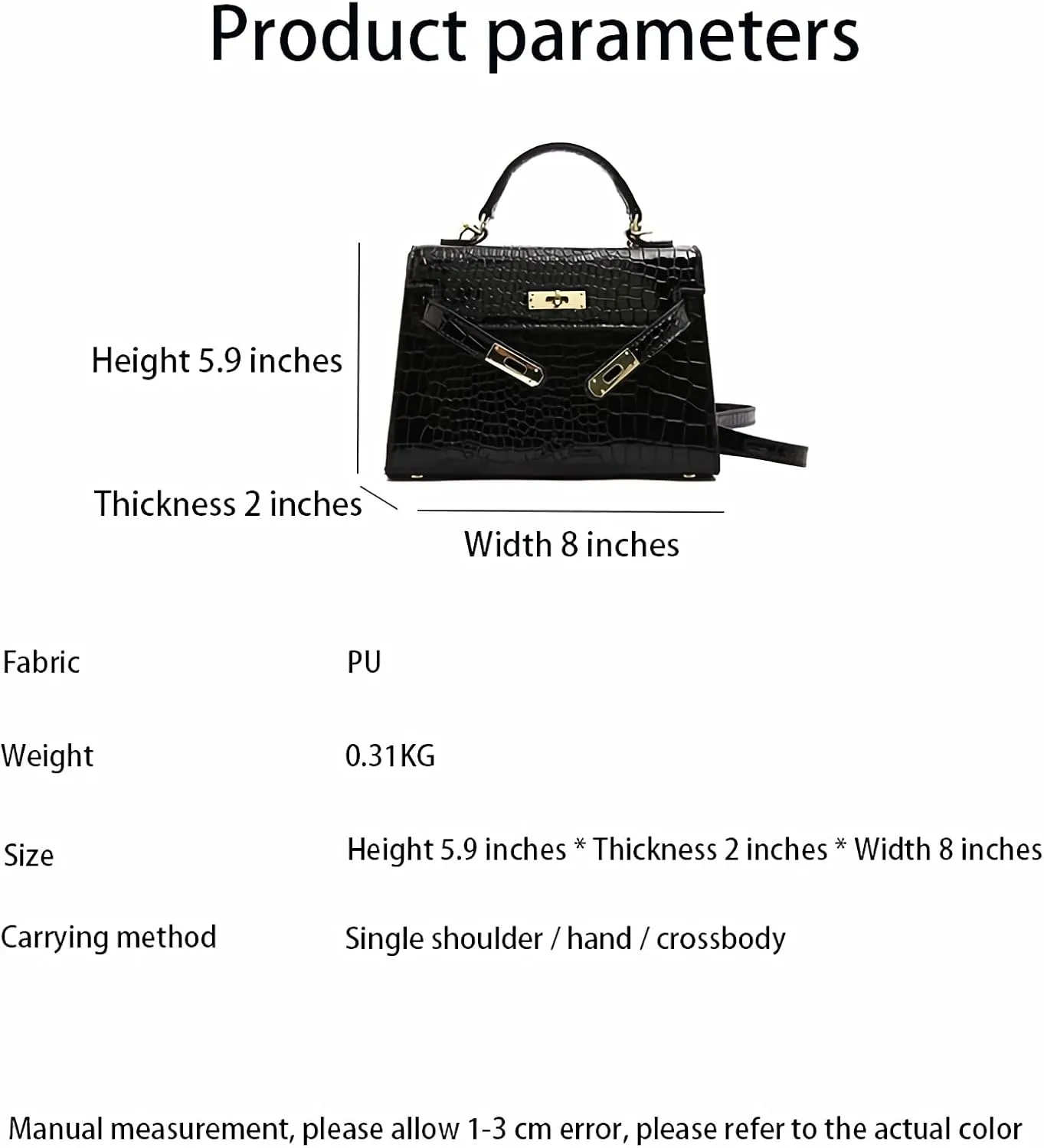 Fashion Snake Pattern Underarm Purses Women Adjustable Strap Shoulder Bags and Crossbody Bag PU Handbags