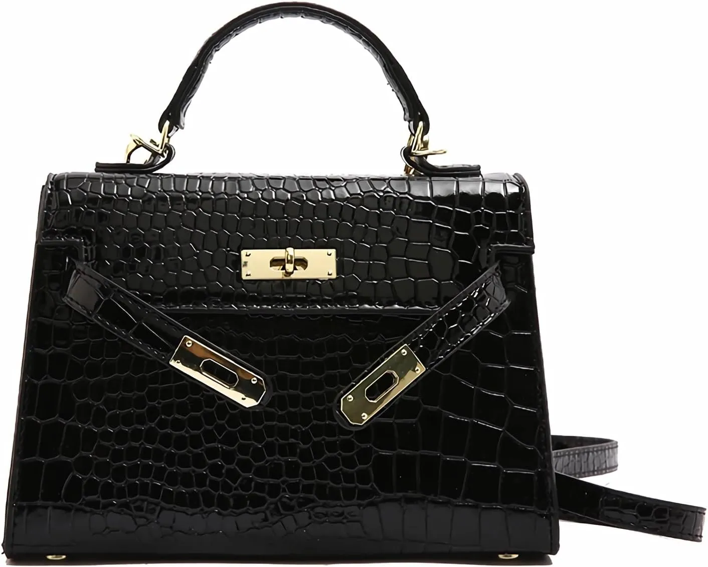 Fashion Snake Pattern Underarm Purses Women Adjustable Strap Shoulder Bags and Crossbody Bag PU Handbags