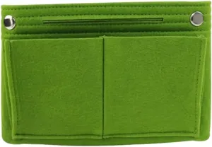 Felt Cloth Insert Bag Cosmetic Organizer Insert For Women Luxury Tote Handbags Makeup Bags Inner Pouch Liner Bag For Storage(Color-A11,M 30x18x12cm)