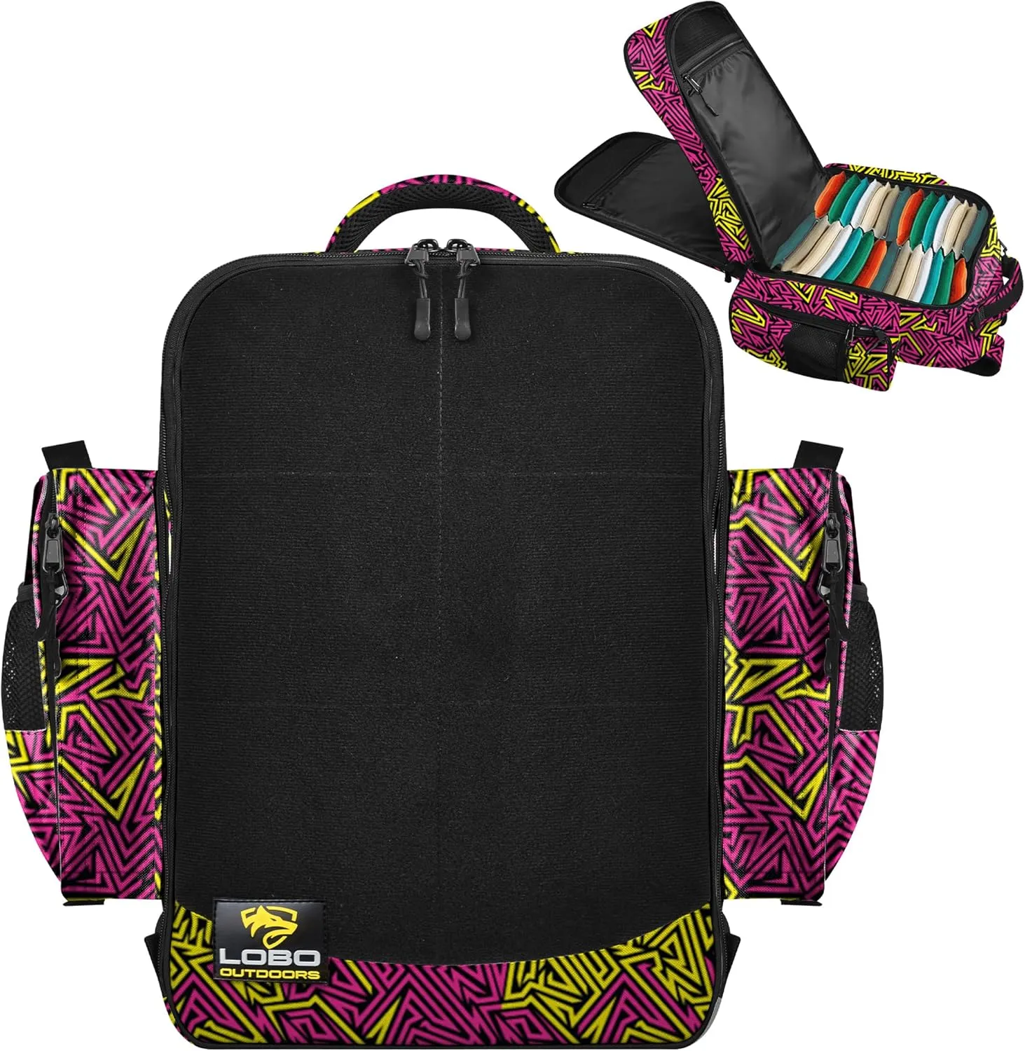 FIGHTSENSE Cornhole backpack for bags, Holds Up to 24 bags, Cornhole Carrying Case for Bags with Multiple Pockets