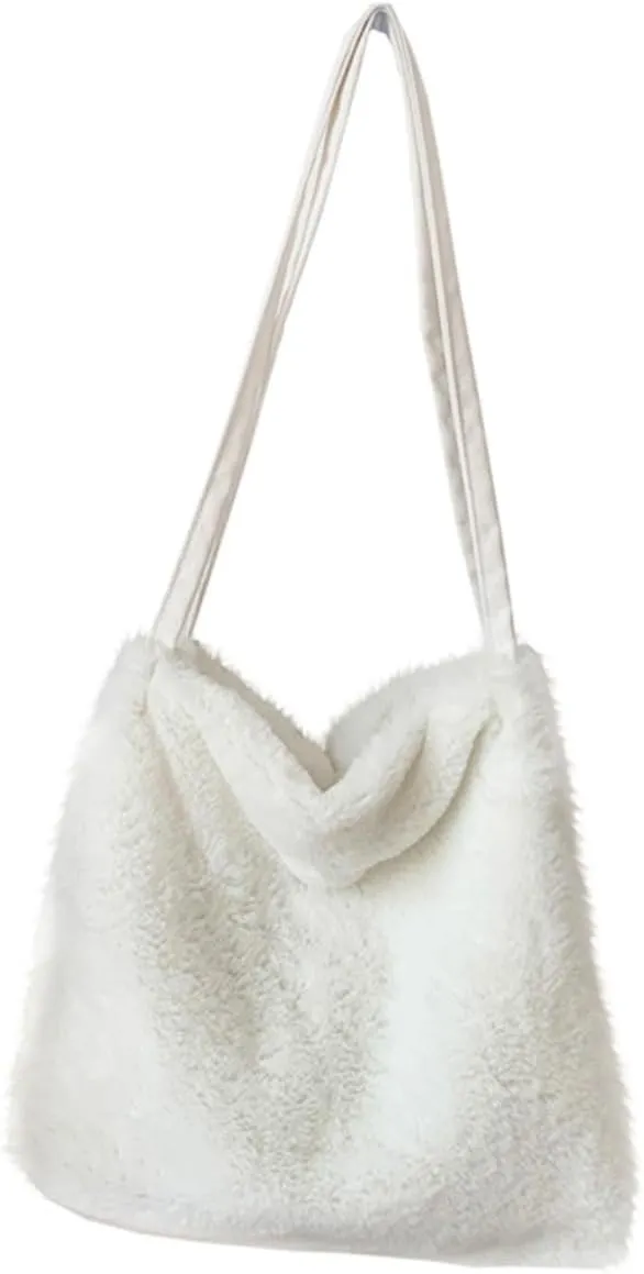Fine Workmanship Plush Bag Shoulder Bag Student Storage Pouch Lightweight Easy to Carry