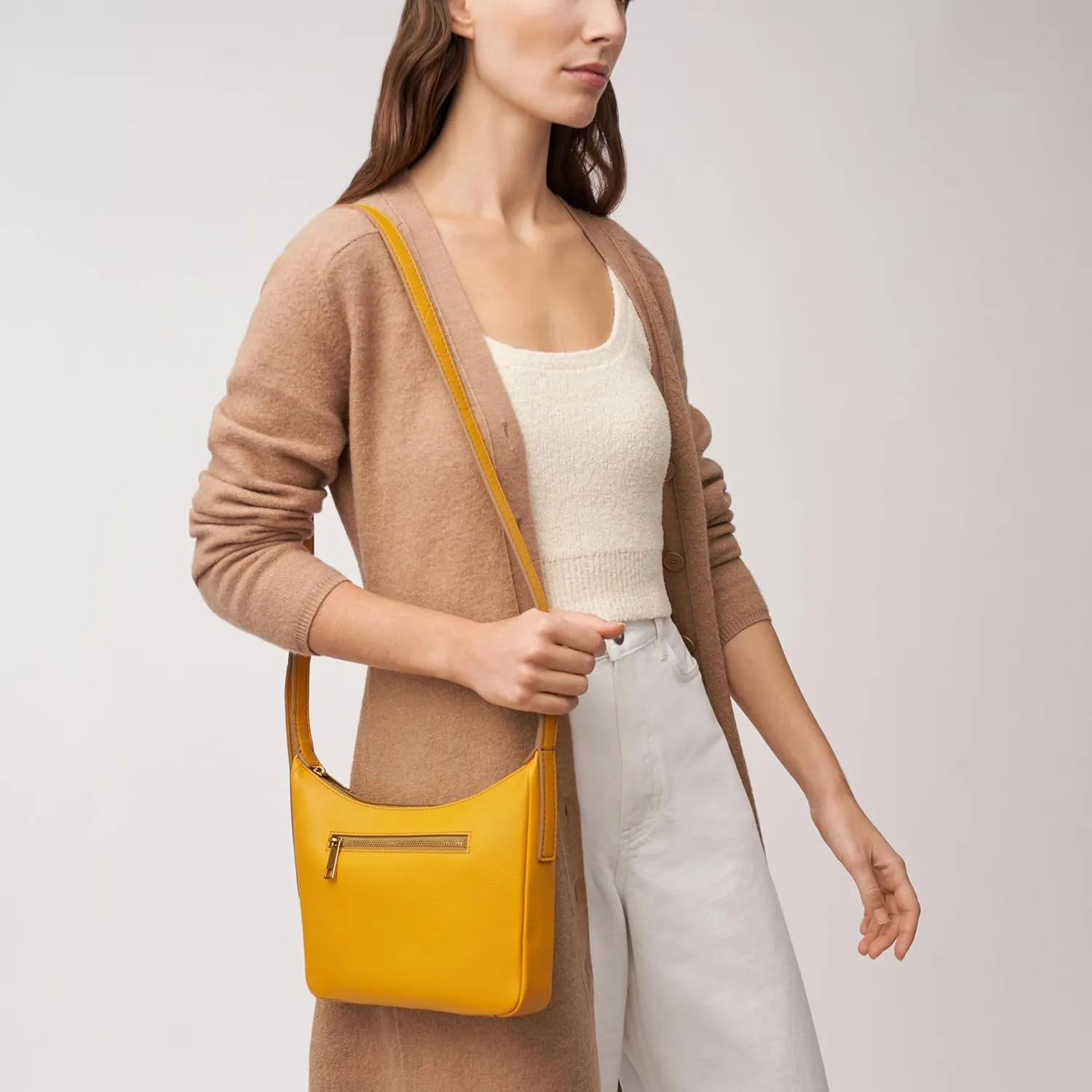 Fossil Women's Cecilia Leather Crossbody Purse Handbag for Women