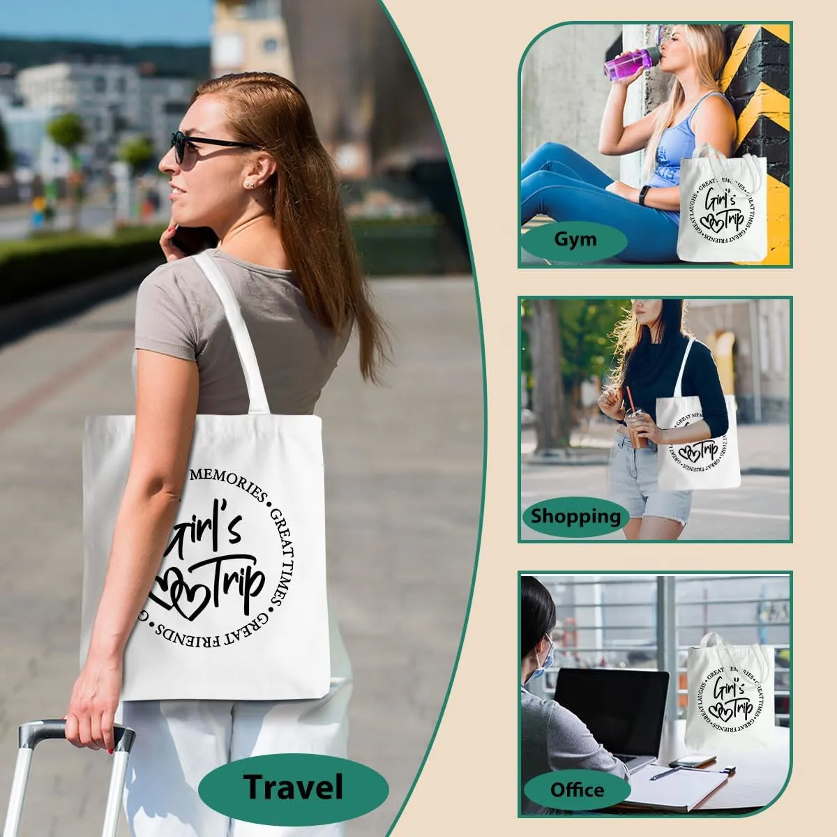 Friend Trip Gifts Favors 2025, Sister Weekend Gifts Tote Bag Goodie Gifts, Bestie Gifts Vacation Weekend Bag Friendship Gifts