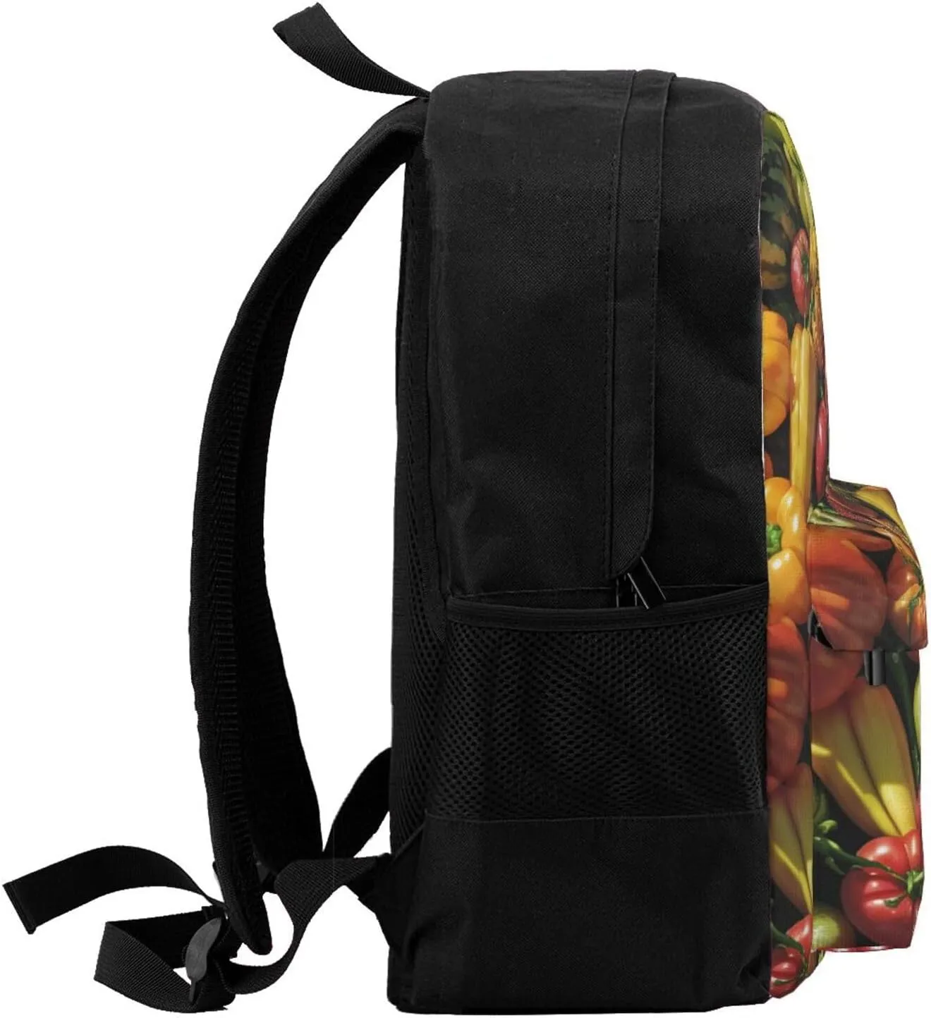 Fruit And Vegetables Backpack Printing Lightweight Casual Backpack Shoulder Bags Large Capacity Laptop Backpack