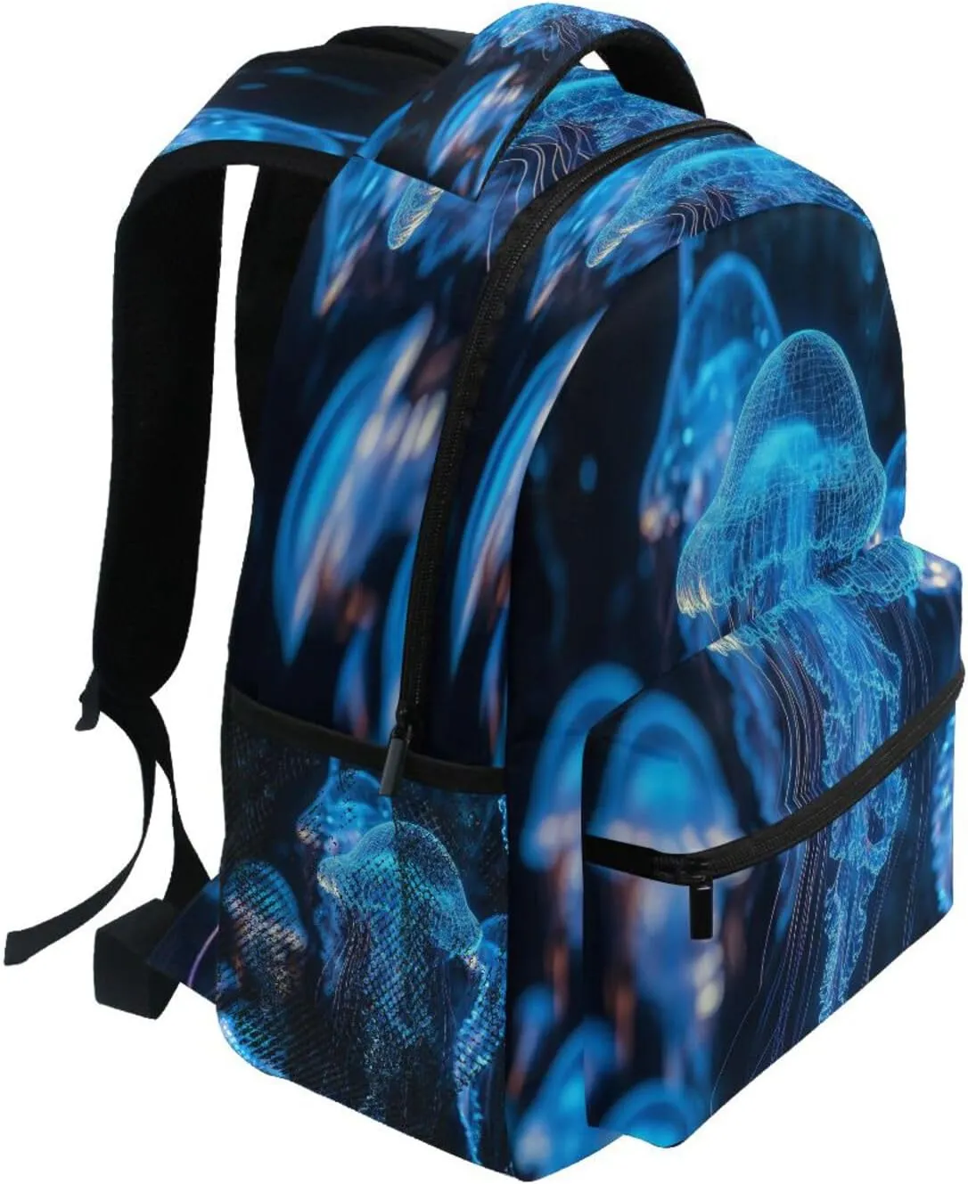 Fun Backpack for Unisex Adult Waterproof Diaper Bag Backpack with Chest Strap Gift Men & Women Jelly Fish