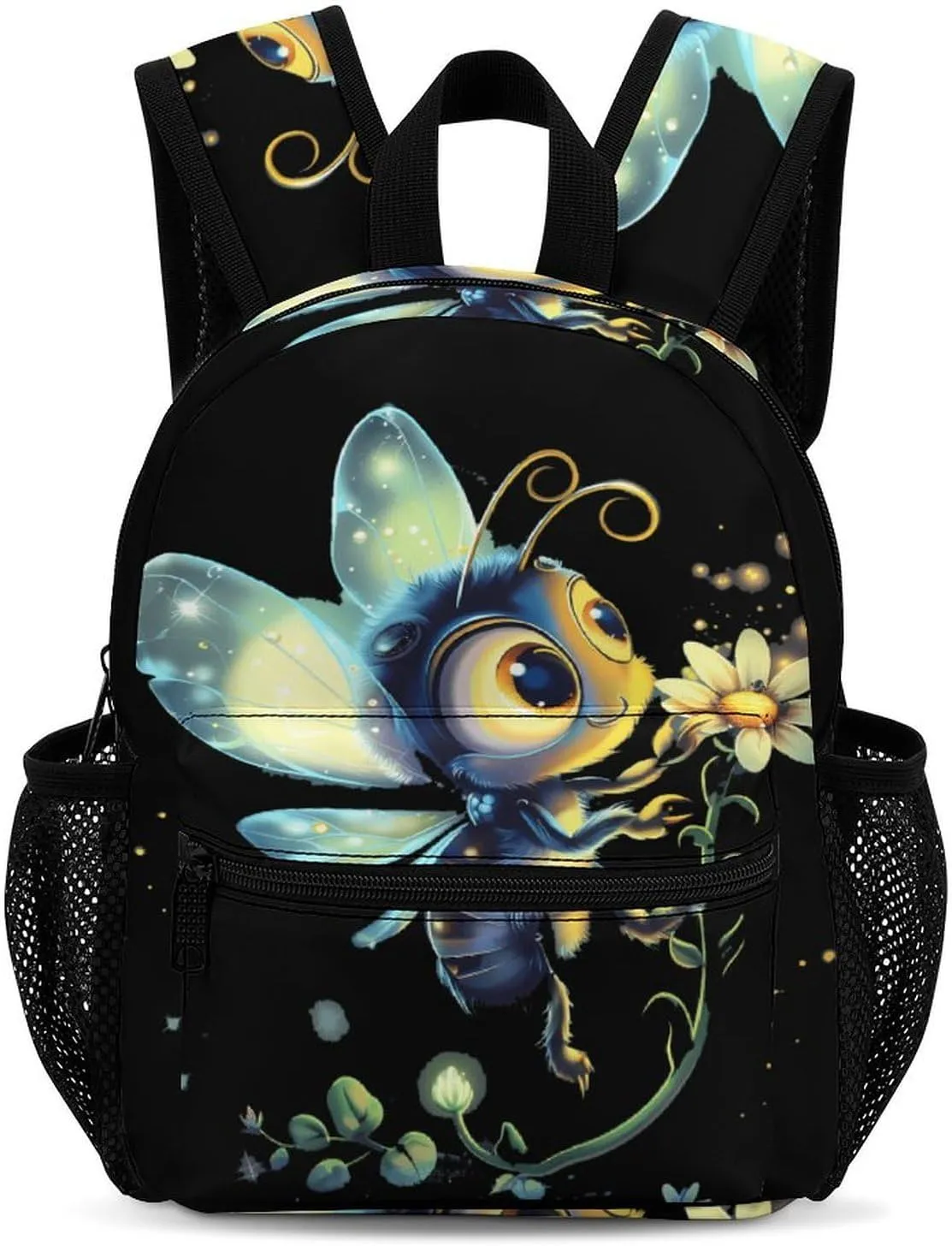 Funny Firefly Bugs Insects Backpack Cute Laptop Bag Mini Shoulder Bags Travel Casual Daypacks 13 Inch