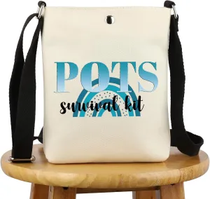 G2TUP POTS Awareness Gift - POTS Syndrome Fighter Warrior Cosmetic Bag - Dysautonomia Awareness Gift