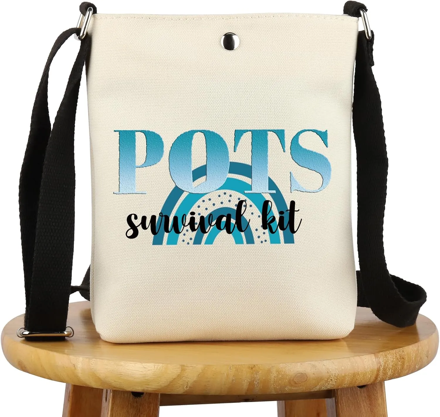 G2TUP POTS Awareness Gift - POTS Syndrome Fighter Warrior Cosmetic Bag - Dysautonomia Awareness Gift
