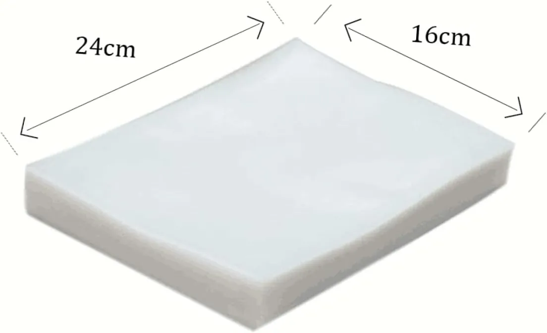 Garneck Vacuum Sealed Bags 100ct 16x24cm Large Vacuum Sealer Bags Factory Sealed Great for Freezer Storage