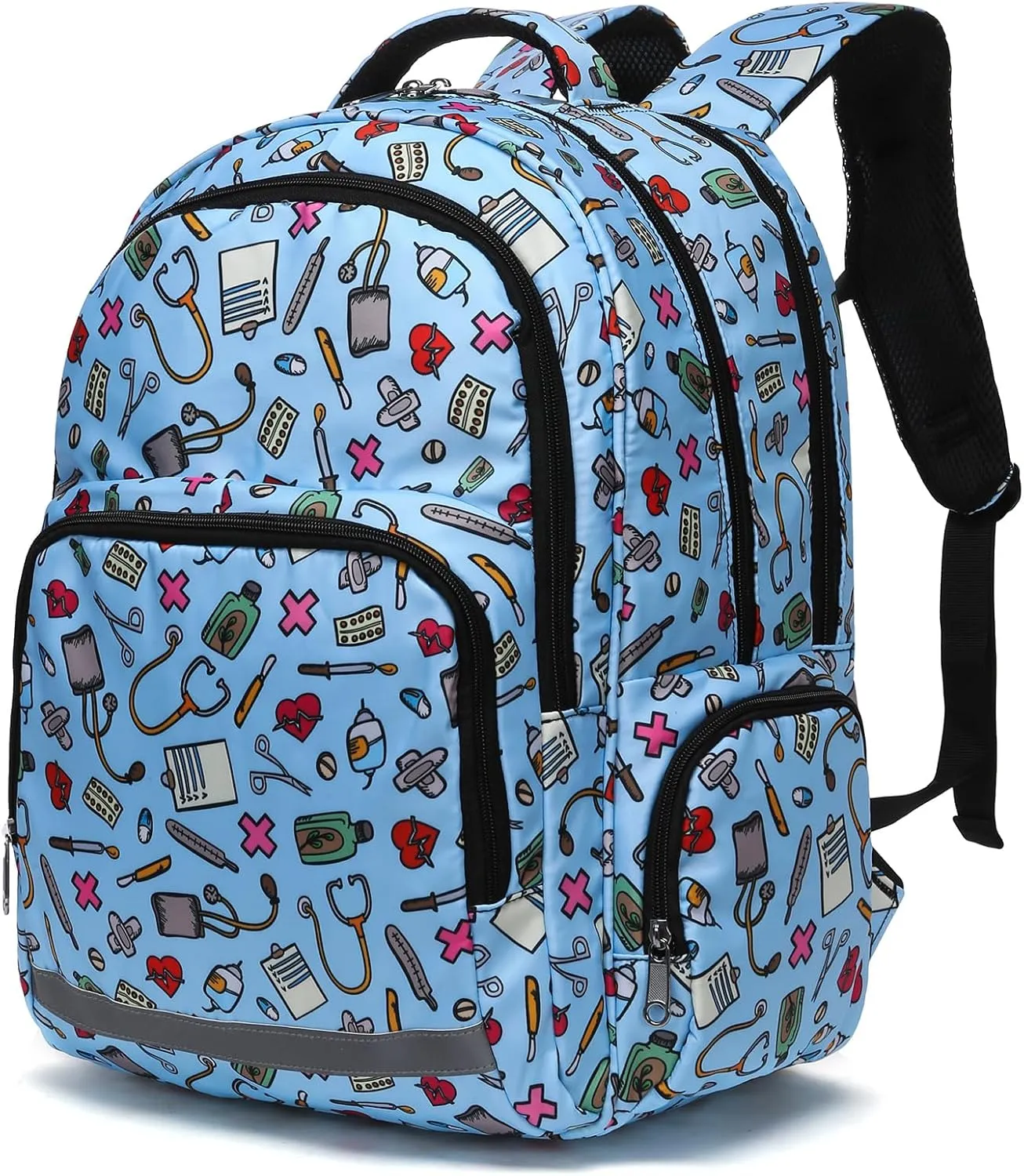 Gatycallaty Nurse Backpack for Women Girls Laptop Work Bag College Nursing Assitant Cna Cma Home Health Hospital Commuter Essentials Gift (blue)